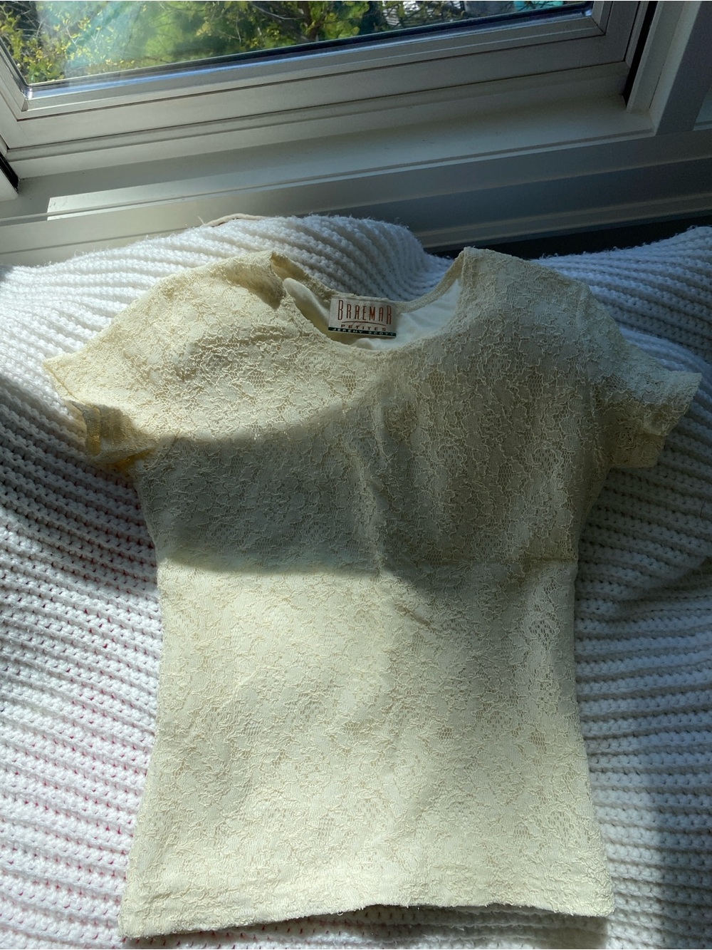 Vintage lace baby tee